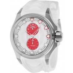 Invicta Men's 38013 S1 Rally Quartz Multifunction Antique Silver, Red Dial Watch