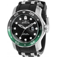 Invicta Men's 39104 Pro Diver  Quartz 3 Hand Black Dial Watch