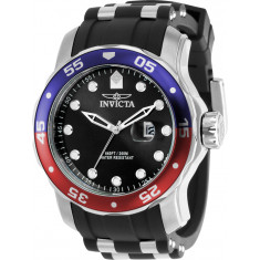 Invicta Men's 39103 Pro Diver  Quartz 3 Hand Black Dial Watch