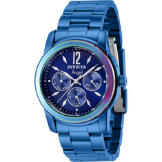 Invicta Women's 40225 Angel  Quartz Chronograph Blue Dial Watch
