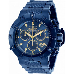 Invicta Men's 30122 Subaqua  Quartz Chronograph Blue, Gold Dial Watch
