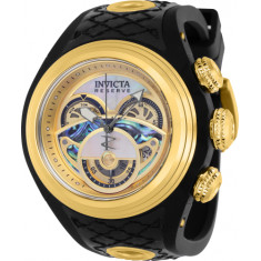 Invicta Men's 38877 Reserve Quartz Multifunction Gold, Champagne, White, Black Dial Watch