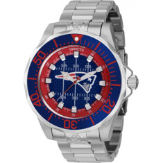 Invicta Men's 42127 NFL New England Patriots Automatic 3 Hand Dark Blue Dial Watch