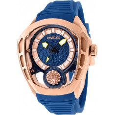 Invicta Men's 35444 Akula Automatic 3 Hand Blue, Rose Gold Dial Watch