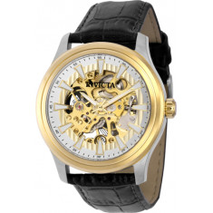 Invicta Men's 37955 Vintage Mechanical 3 Hand Gold Dial Watch