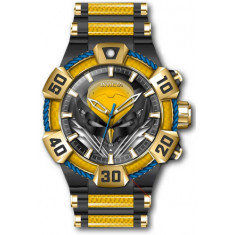 Invicta Men's 41155 Marvel Quartz Multifunction Black, Yellow, Silver Dial Watch