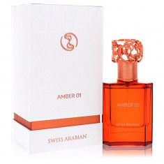 Eau De Parfum Spray (Unisex) Masculino - Swiss Arabian - Swiss Arabian Amber 01 - 50 ml