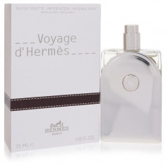 Eau De Toilette Spray Refillable (Unisex) Masculino - Hermes - Voyage D'hermes - 35 ml