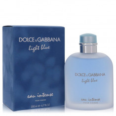 Eau De Parfum Spray Masculino - Dolce & Gabbana - Light Blue Eau Intense - 200 ml