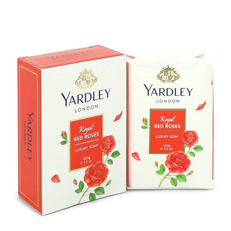 Royal Red Roses Luxury Soap Feminino Yardley London Yardley London Soaps 104 ml