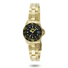 Invicta Women's 8943 Pro Diver Quartz 3 Hand Black Dial Watch