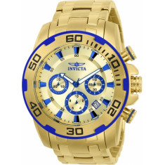 Invicta Men's 22320 Pro Diver Quartz Chronograph Gold Dial Watch