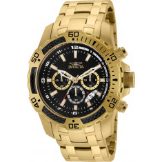 Invicta Men's 24855 Pro Diver Quartz Chronograph Black Dial Watch