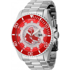 Invicta Men's 43457 MLB Boston Red Sox Quartz Multifunction Red, Silver, White Dial Watch