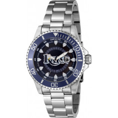 Invicta Men's 43480 MLB Tampa Bay Rays Quartz Multifunction Silver, White, Blue Dial Watch