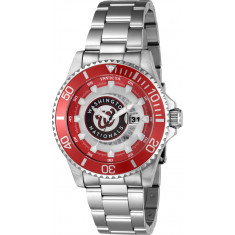 Invicta Men's 43483 MLB Washington Nationals Quartz Multifunction Red, Silver, White, Blue Dial Watch