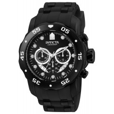 Invicta Men's 6986 Pro Diver Scuba Quartz Chronograph Black Dial Watch