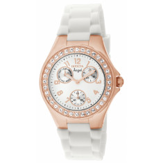 Invicta Women's 1646 Angel Quartz Multifunction White Dial Watch