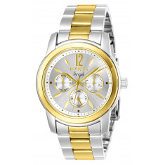 Invicta Women's 11735 Angel Quartz 3 Hand Silver Dial Watch