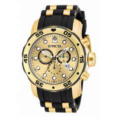 Invicta Men's 17885 Pro Diver Quartz Multifunction Gold Dial Watch