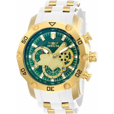 Invicta Men's 23422 Pro Diver Quartz Multifunction Green Dial Watch