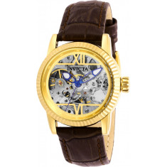 Invicta Women's 26348 Objet D Art Automatic 3 Hand Gold Dial Watch