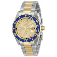 Invicta Women's 30482 Pro Diver Quartz 3 Hand Gold Dial Watch