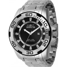 Invicta Men's 39118 Pro Diver Quartz 3 Hand Black Dial Watch