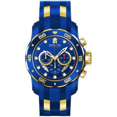 invicta Men's 40934 Pro Diver Quartz Chronograph Blue Dial Watch