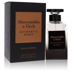 Eau De Toilette Spray Masculino - Abercrombie & Fitch - Abercrombie & Fitch Authentic Night - 100 ml