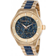 Invicta Women's 24662 Angel Quartz 3 Hand Blue Dial Watch