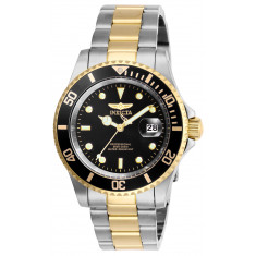 Invicta Men's 26973 Pro Diver  Quartz 3 Hand Black Dial Watch