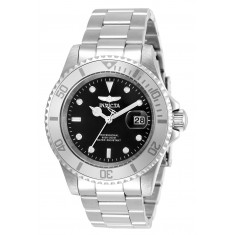 Invicta Men's 34022 Pro Diver Quartz 3 Hand Black Dial Watch