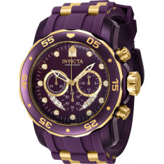 Invicta Men's 40933 Pro Diver 0 Chronograph Purple Dial Watch