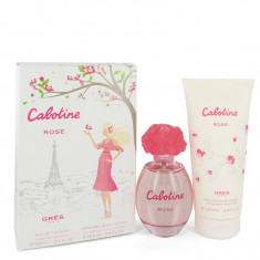 Gift Set - 34 oz Eau De Toilette Spray + 67 oz Body Lotion Feminino - Parfums Gres - Cabotine Rose - --