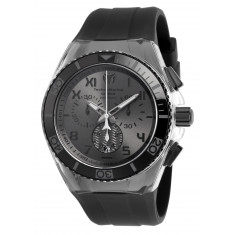 Technomarine Men's TM-115008 Cruise California Quartz Chronograph Gunmetal, Black Dial Watch