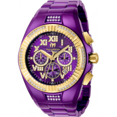 Technomarine Men's TM-121235 Cruise Quartz Chronograph Purple Dial Watch