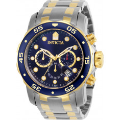 Invicta Men's 0077 Pro Diver SCUBA Quartz Chronograph Blue Dial Watch