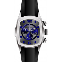 Invicta Men's 43637 Lupah  Quartz Chronograph Blue, Grey Dial Watch