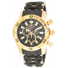 Invicta Men's 0140 Sea Spider Quartz Chronograph Black Dial Watch