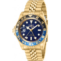 Invicta Men's 43972 Pro Diver Quartz 3 Hand Blue Dial Watch