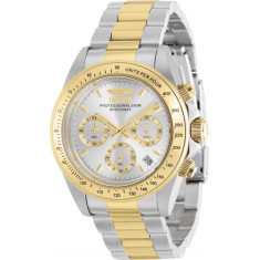 Invicta Men's 37170 Speedway Quartz Chronograph Silver Dial Watch