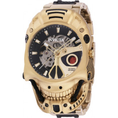 Invicta Men's 42582 Artist Automatic 3 Hand Black, Red, Gold Dial Watch