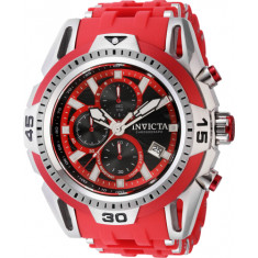 Invicta Men's 43774 Sea Spider Quartz Chronograph Red, Black Dial Watch