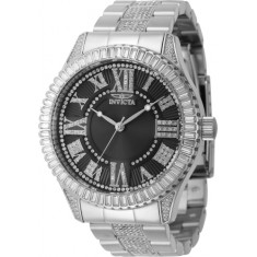 Invicta Men's 44184 Specialty Quartz 3 Hand Black Dial Watch