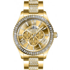 Invicta Men's 44246 Specialty Quartz Chronograph Gold Dial Watch