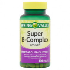 Vitamina Super B-Complex Spring Valley (Val. 11/2023)