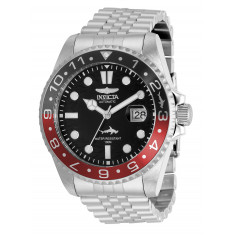 Invicta Men's 35149 Pro Diver Automatic 3 Hand Black, Silver Dial Watch