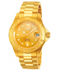 Invicta Men's 13929 Pro Diver Automatic 3 Hand Gold Dial Watch