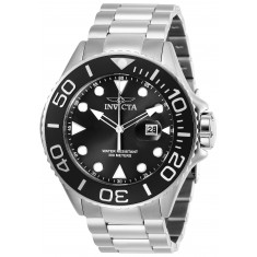 Invicta Men's 28765 Pro Diver Quartz 3 Hand Black Dial Watch